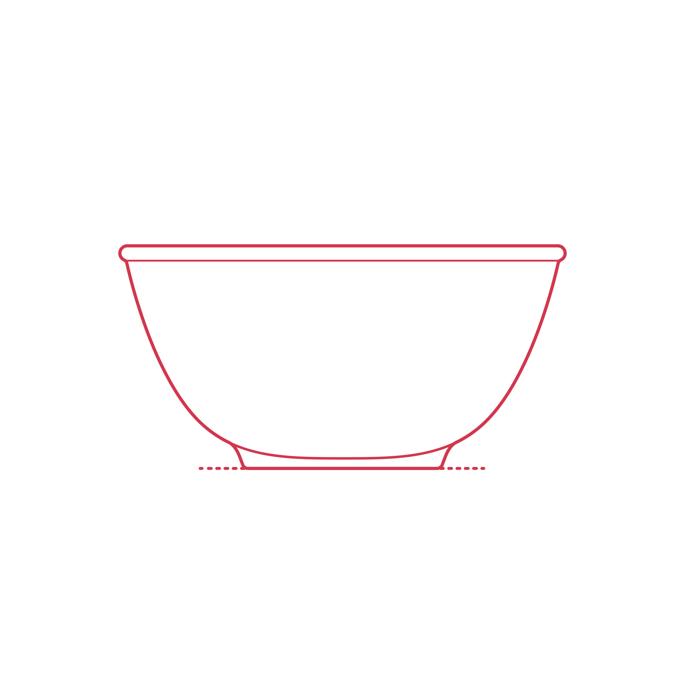 Objects Bowls Ikea Vardagen Bowl 4.75 Inch Outline Svg Vector Free Vectors